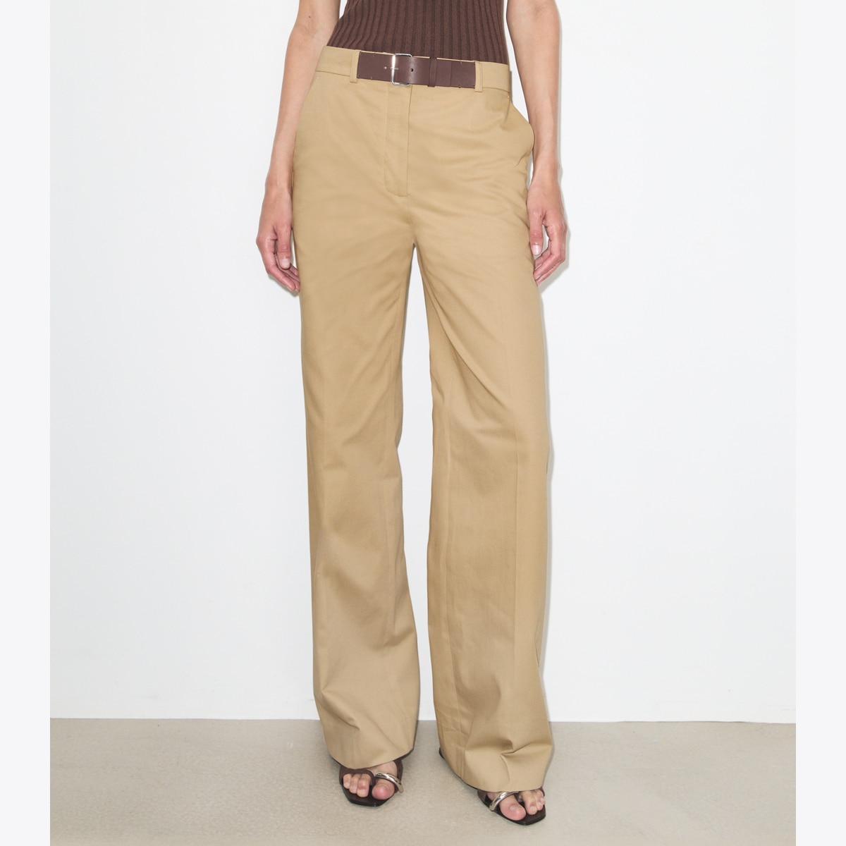 BELTED COTTON PANT - thumbnail 5