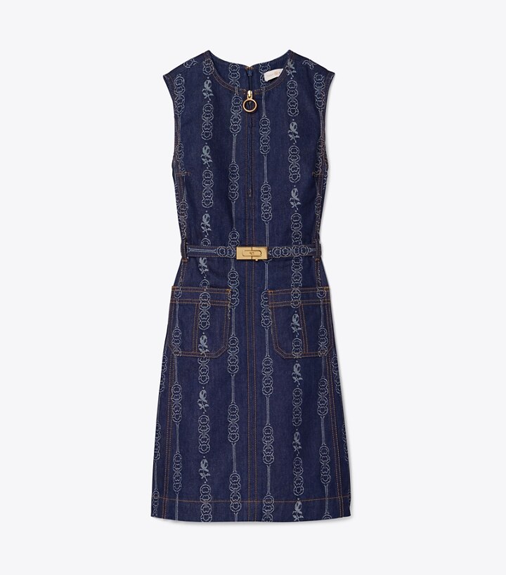 tory burch denim dress