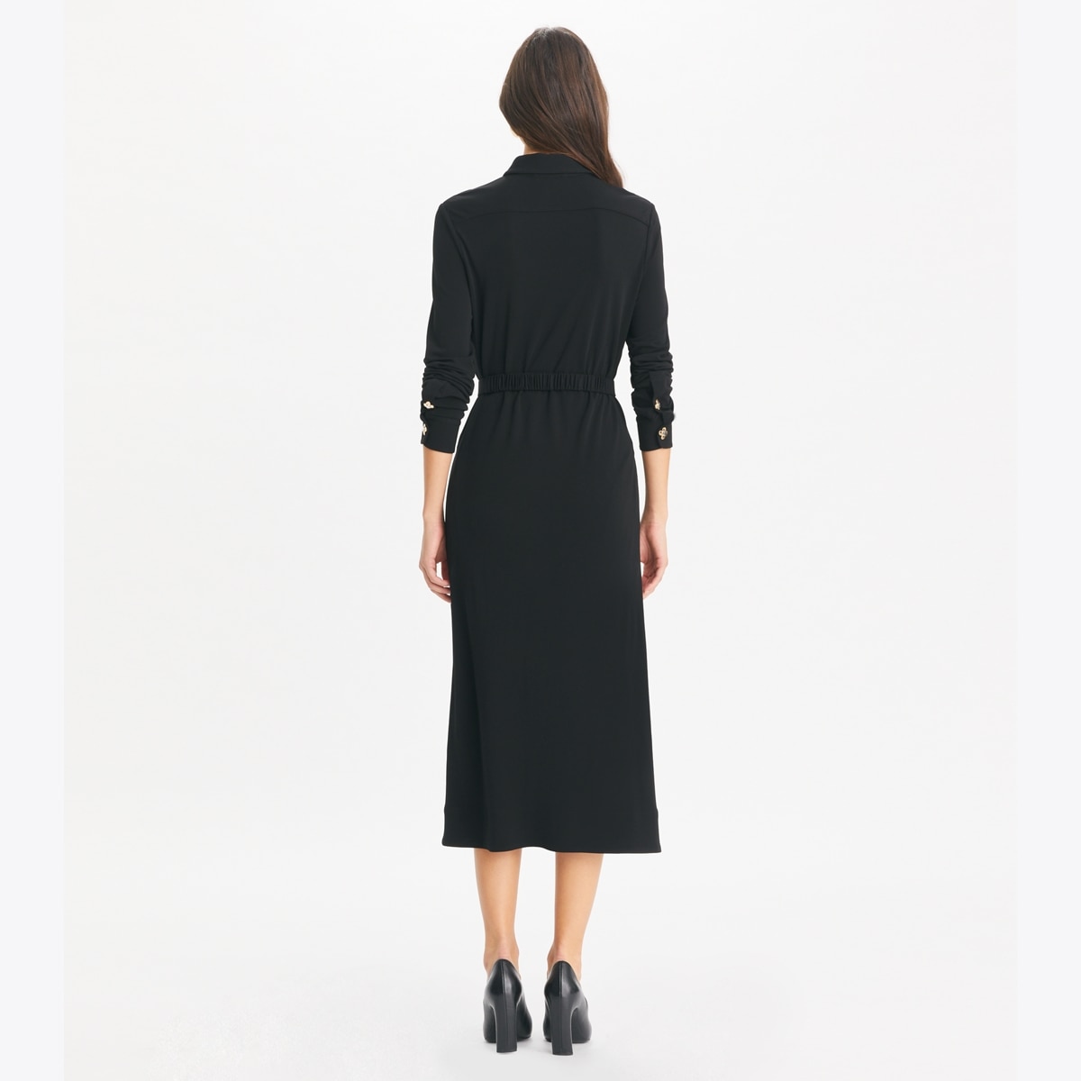 Belted Jersey Shirtdress: Women's Clothing | Dresses | Tory
