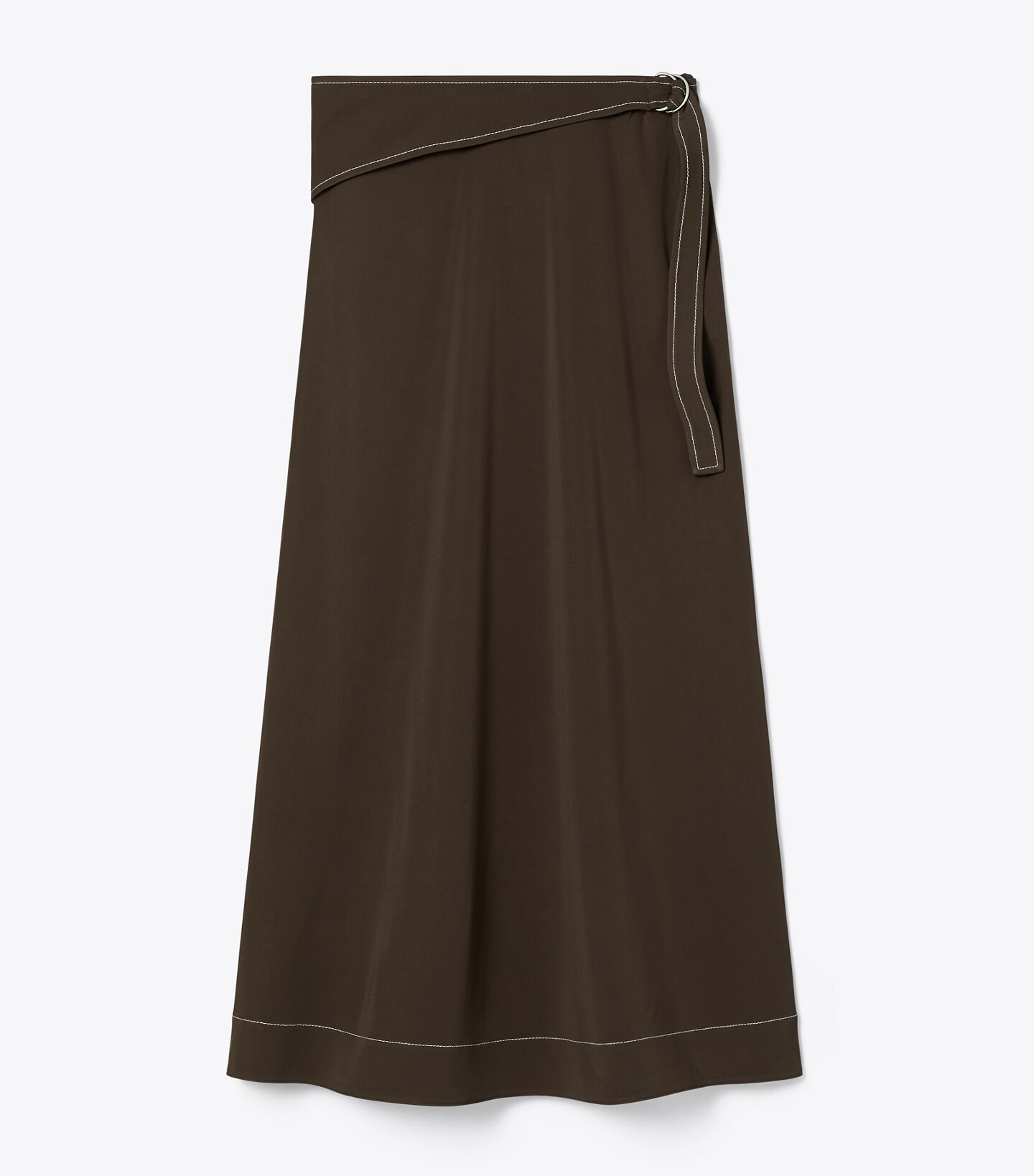 Belted Jersey Skirt
