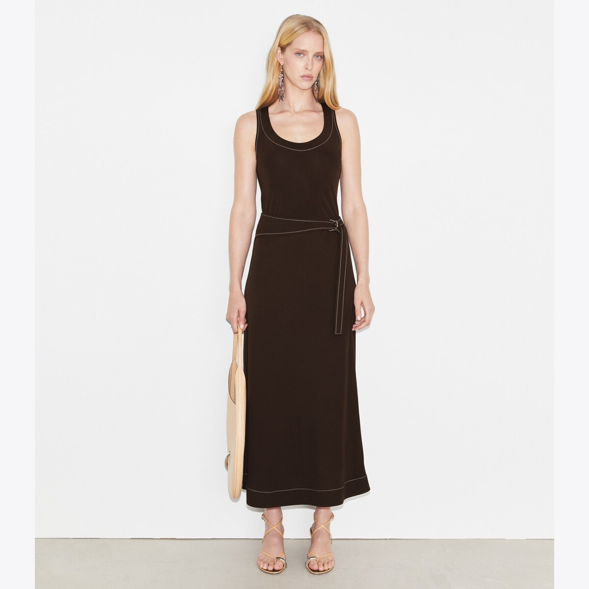 【BOHEMIAN SEOUL】 BELTED JERSEY SKIRT Belted Jersey Skirt: Women's Designer Bottoms | Tory Burch