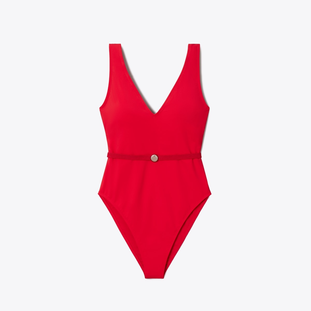 Belted Swimsuit: Women's Designer One Pieces | Tory Burch