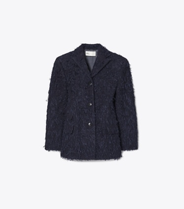 Tory Burch designer giacche Blazer in lana in Ink front