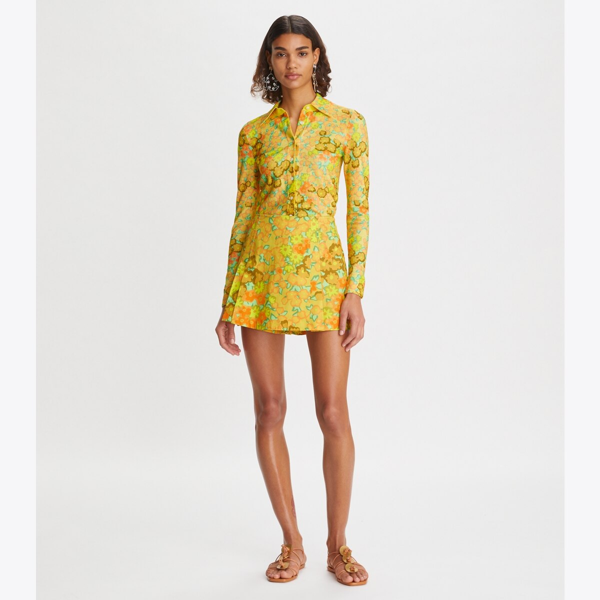 Blossom Poplin Skort: Women's Designer Bottoms | Tory Burch