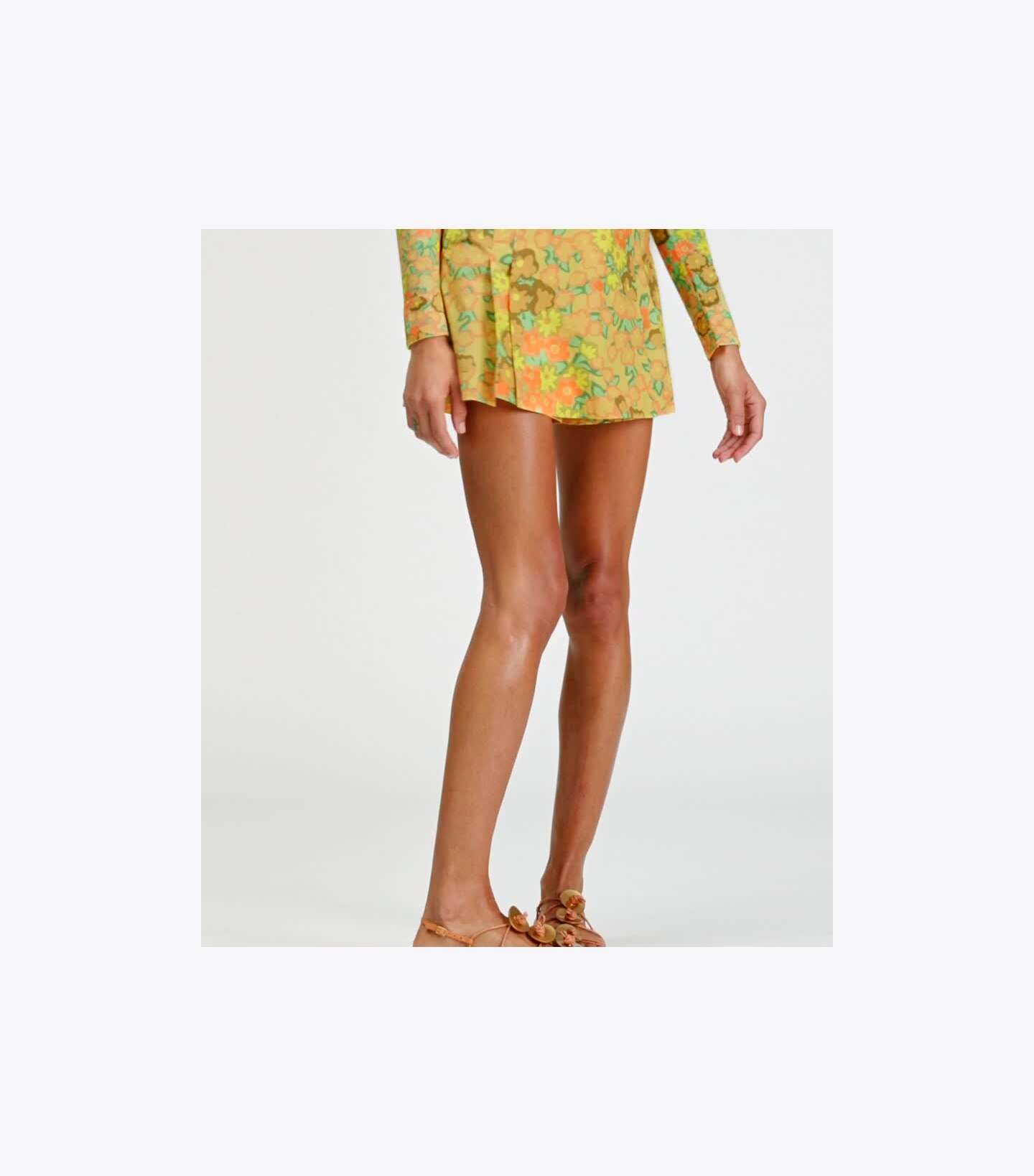Blossom Poplin Skort