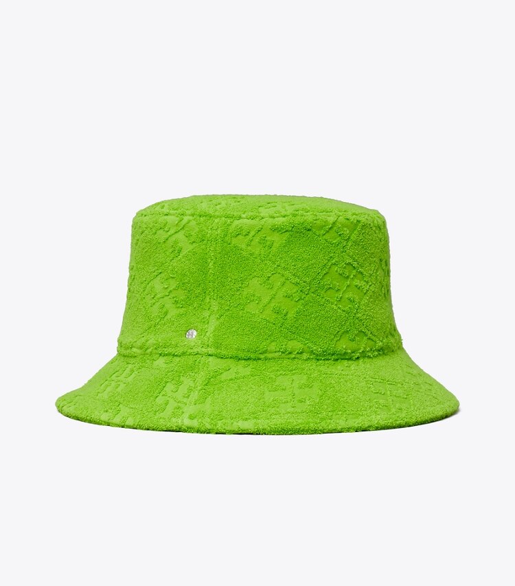 Tory Burch designer chapeaux Bob Terry dans Bright Fern de face