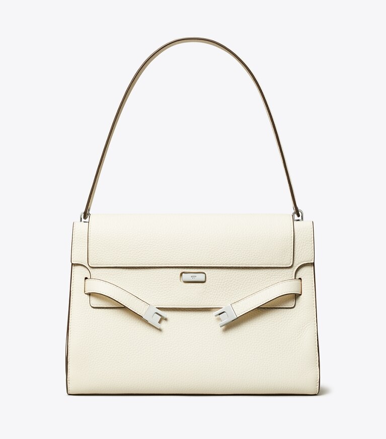 Tory Burch diseñador bolsos de hombro Bolsa de hombro grande Lee Radziwill en Ivory frente