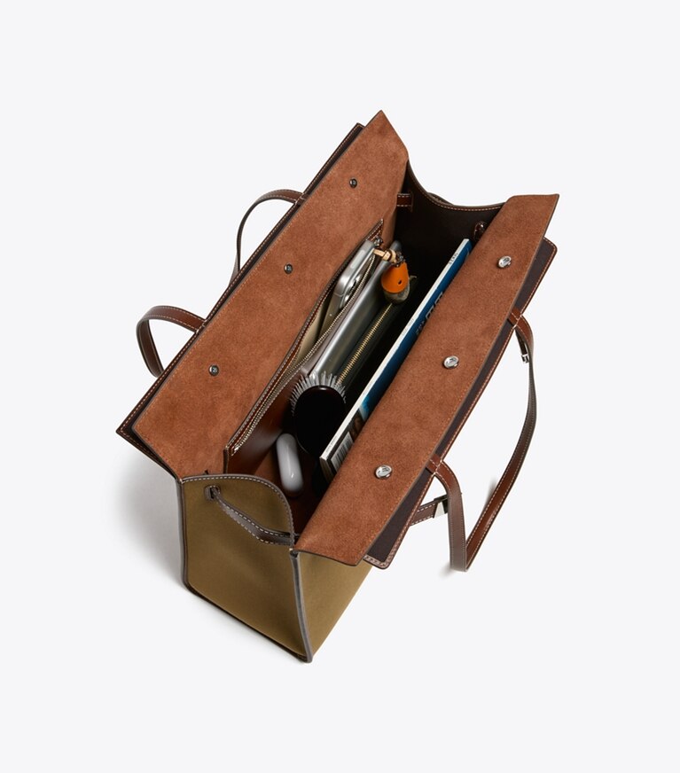 Tory Burch diseñador bolsos tote Bolsa Lee Radziwill en Black adicional