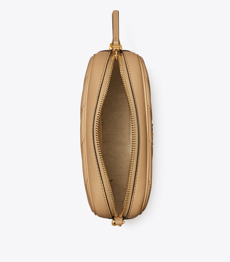 Tory Burch diseñador bolsos bandolera Bolsa para cámara Kira Chevron en Desert Dune vista superior