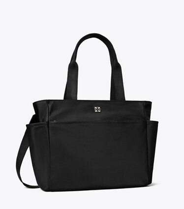 Tory Burch diseñador bolsos tote Bolso baby Virginia en Black ángulo