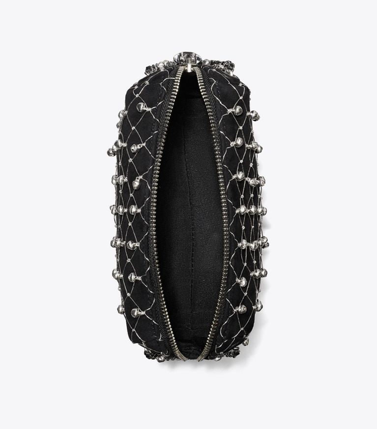 Tory Burch diseñador bolsos bandolera Bolso bandolera Fleming Soft Bell en Black vista superior