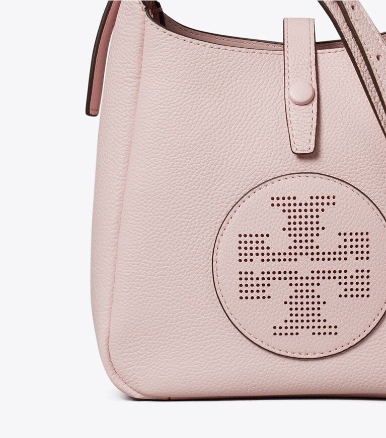 Tory Burch diseñador bolsos bandolera Bolso bandolera Miller Swing en Rose detalle