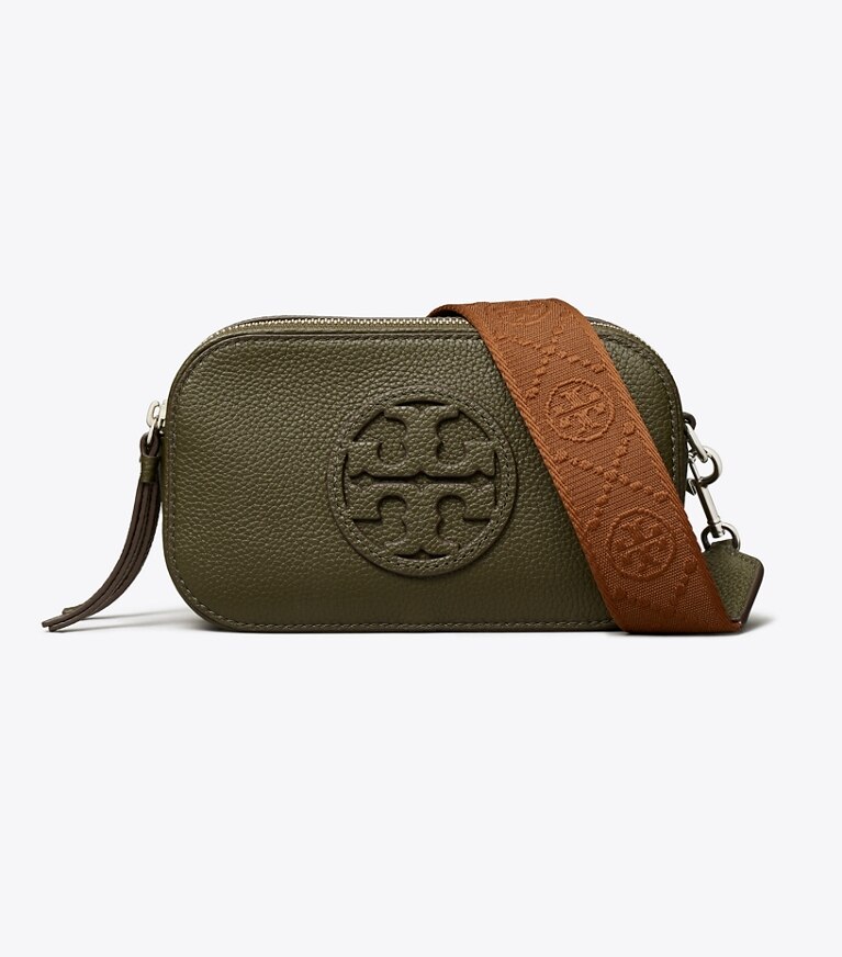 Tory Burch diseñador bolsos bandolera Bolso bandolera Mini Miller en Dark Olive frente