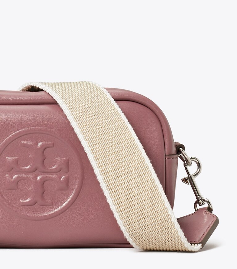 Tory Burch diseñador bolsos bandolera Bolso bandolera Mini Miller natuura™ en Mauve detalle