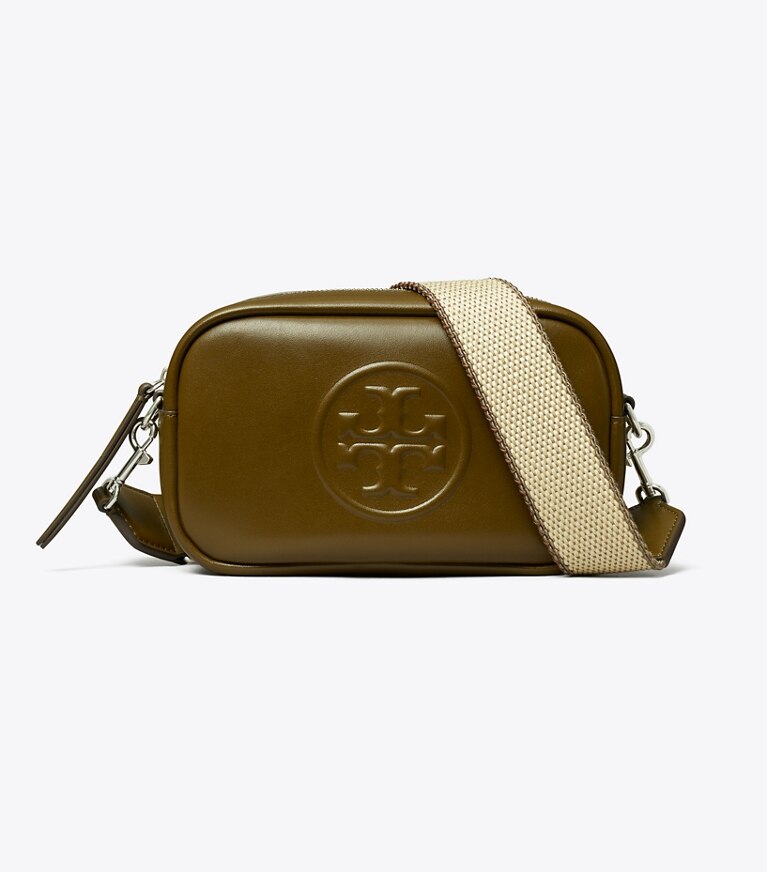 Tory Burch diseñador bolsos bandolera Bolso bandolera Mini Miller natuura™ en Dark Olive frente