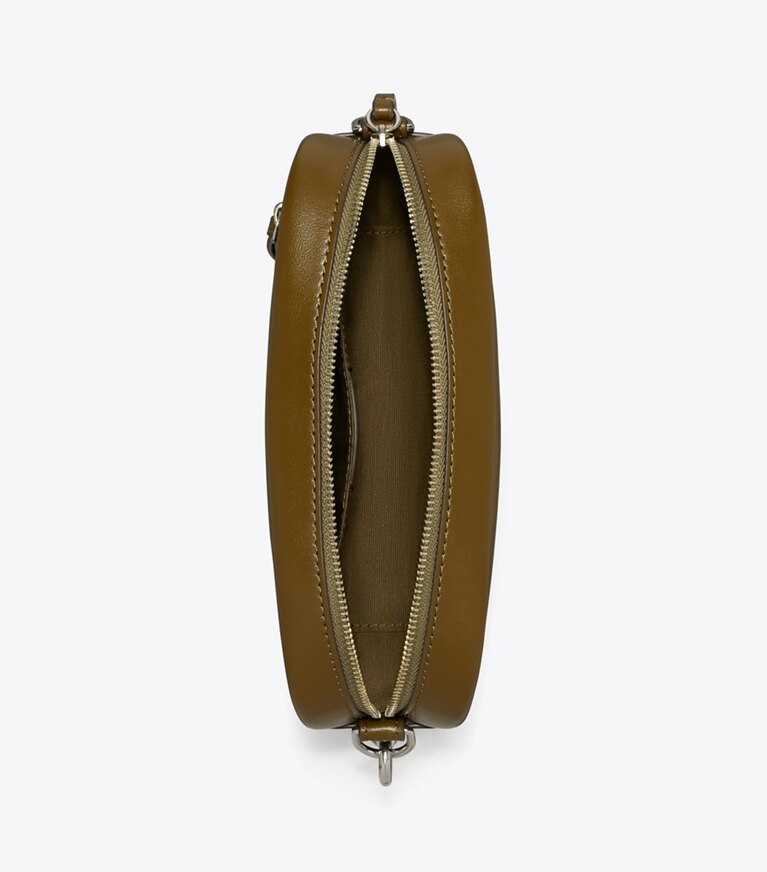 Tory Burch diseñador bolsos bandolera Bolso bandolera Mini Miller natuura™ en Dark Olive vista superior