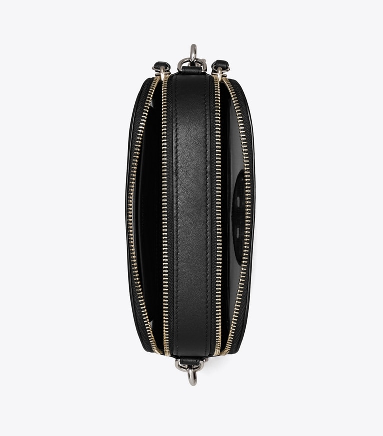 Tory Burch diseñador bolsos bandolera Bolso bandolera Mini Miller en Clear vista superior