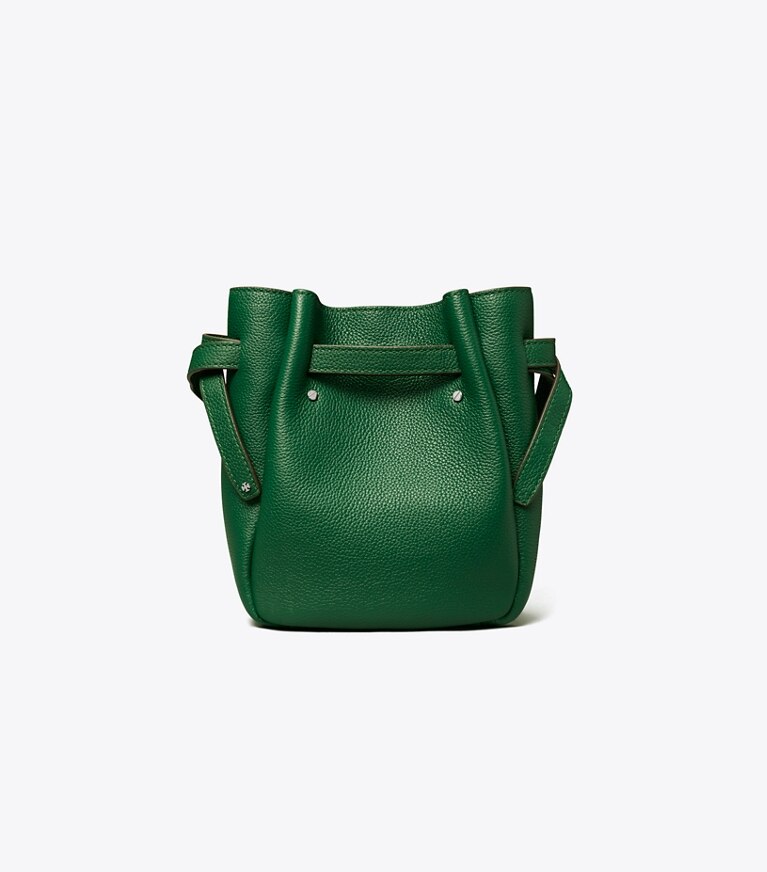 Tory Burch diseñador bolsos bandolera Bolso bandolera pequeño de piel en Dark Kale volver