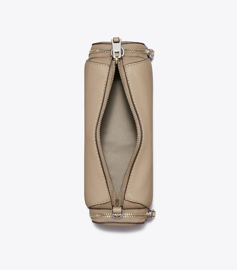 Tory Burch diseñador bolsos bandolera Bolso bandolera Perry Voyager en Soft Cement vista superior