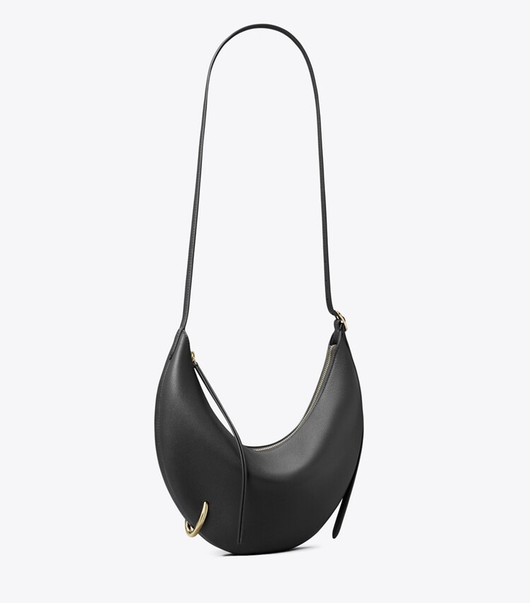 Tory Burch diseñador bolsos bandolera Bolso bandolera Pierced en Black ángulo