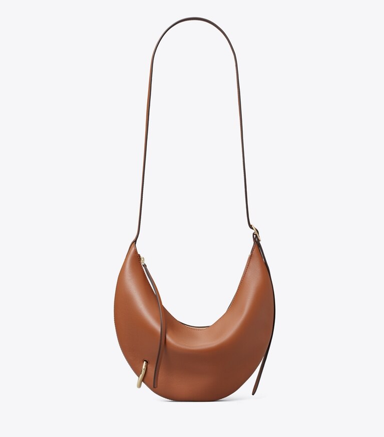Tory Burch diseñador bolsos bandolera Bolso bandolera Pierced en Aged Tan frente