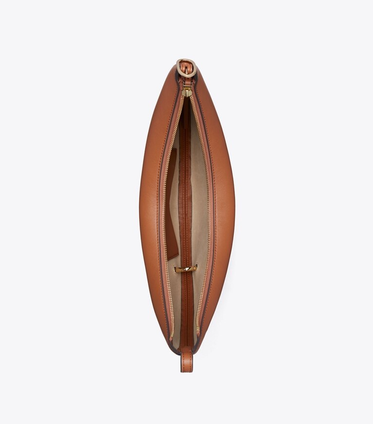 Tory Burch diseñador bolsos bandolera Bolso bandolera Pierced en Aged Tan vista superior