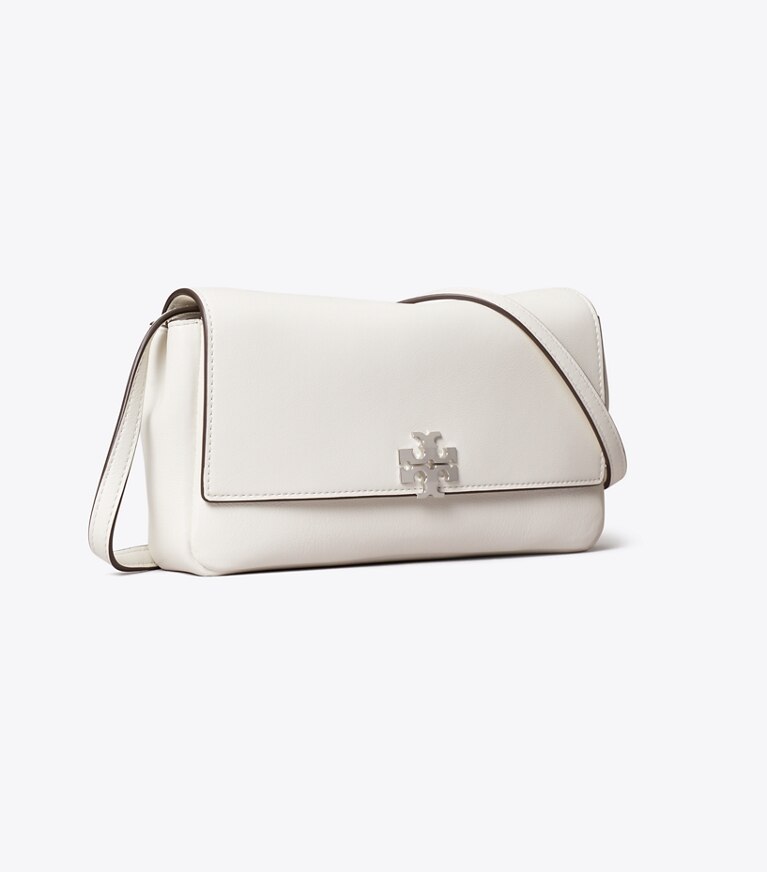 Tory Burch diseñador bolsos bandolera Bolso bandolera tipo cartera Charlie en Bianco ángulo