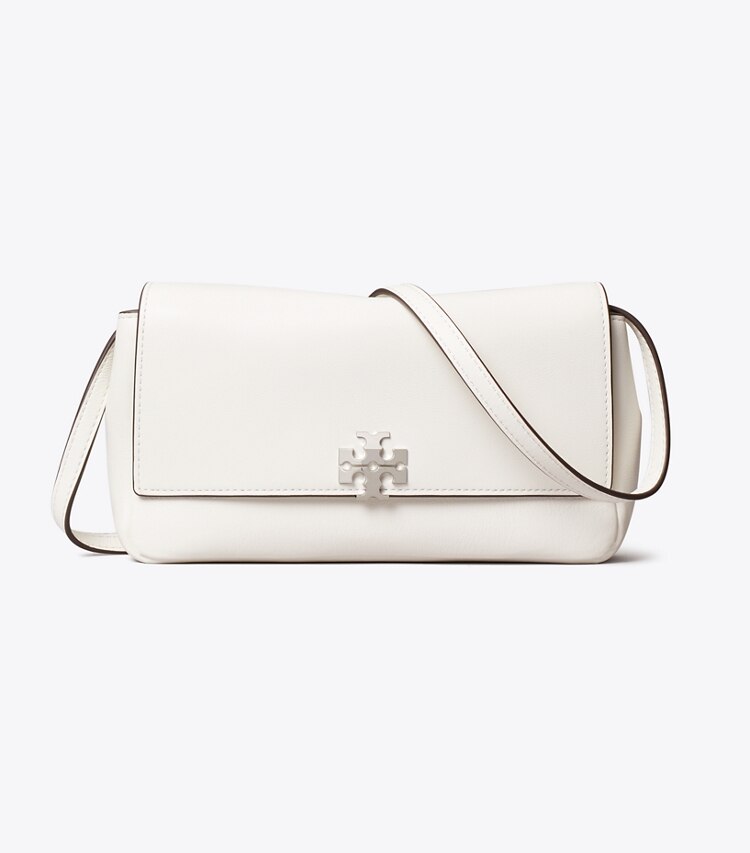 Tory Burch diseñador bolsos bandolera Bolso bandolera tipo cartera Charlie en Bianco frente