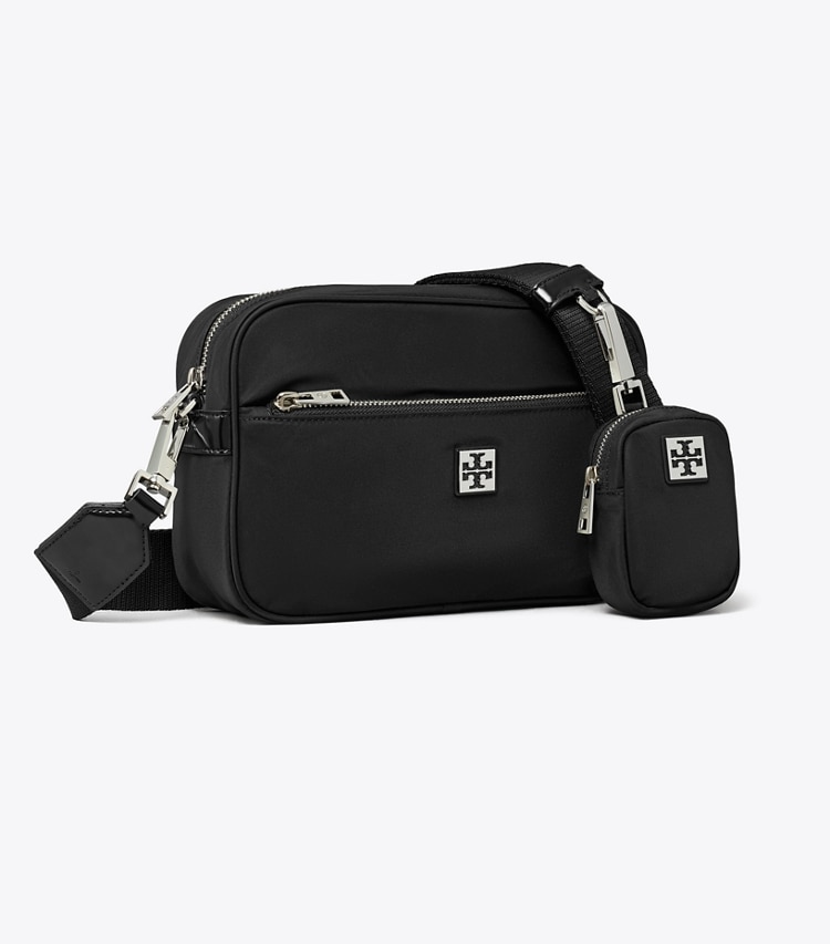 Tory Burch diseñador bolsos bandolera Bolso bandolera Virginia en Black ángulo