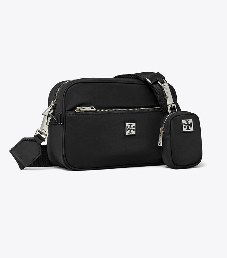Tory Burch diseñador bolsos bandolera Bolso bandolera Virginia en Black ángulo