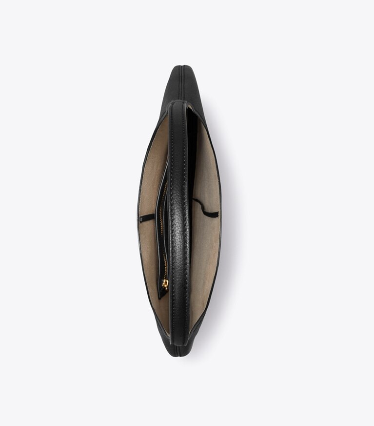 Tory Burch diseñador bolsos de hombro Bolso blando Pierced en Black vista superior