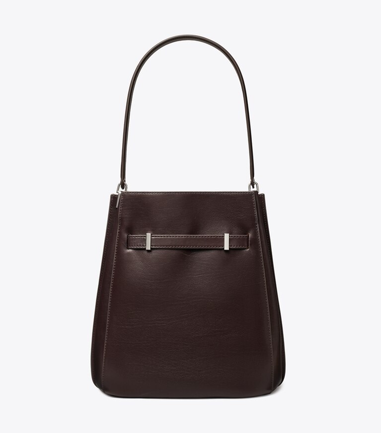 Tory Burch diseñador bolsos de hombro Bolso bucket Lee Radziwill en Coco volver
