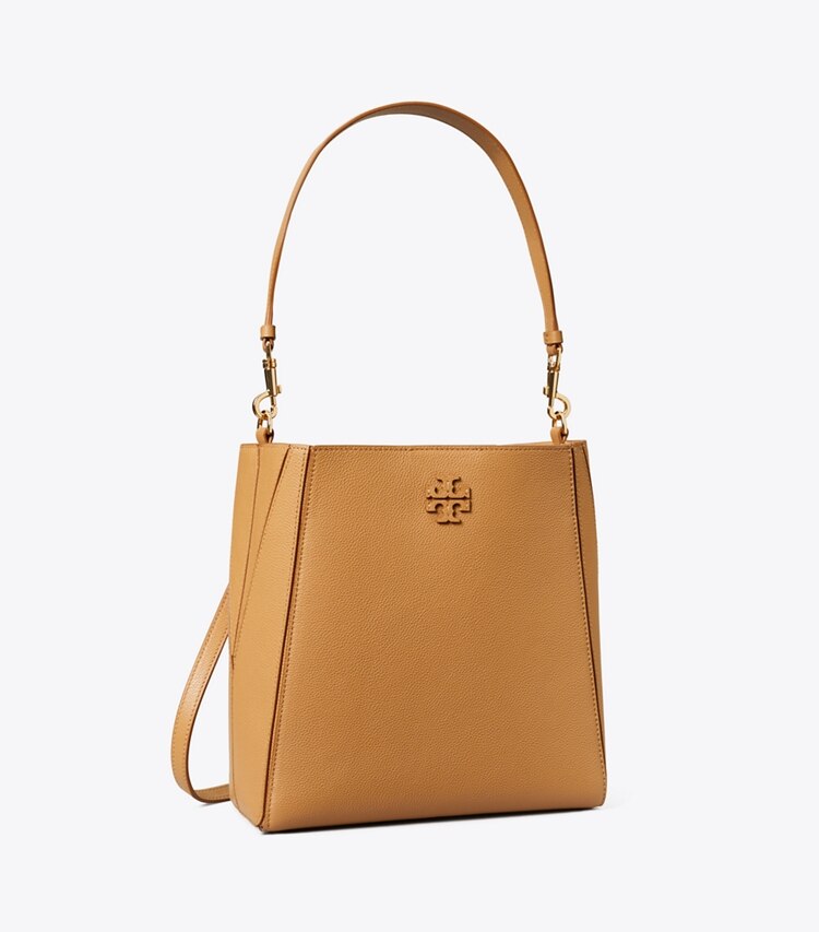 Tory Burch diseñador bolsos hobo Bolso bucket McGraw en Tiramisu ángulo