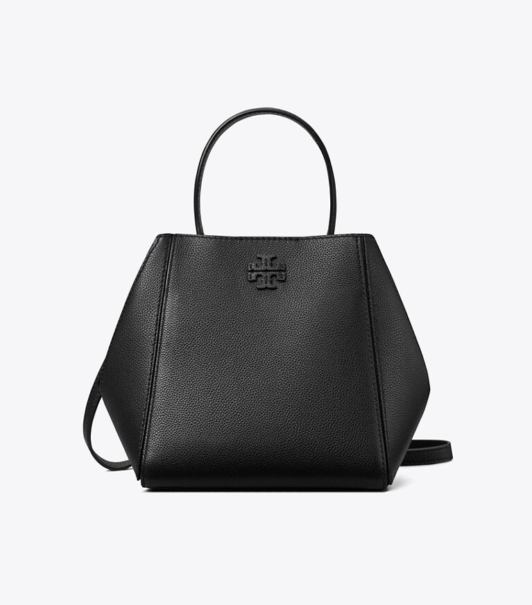 Tory Burch diseñador bolsos bandolera Bolso bucket McGraw pequeño en Black adicional