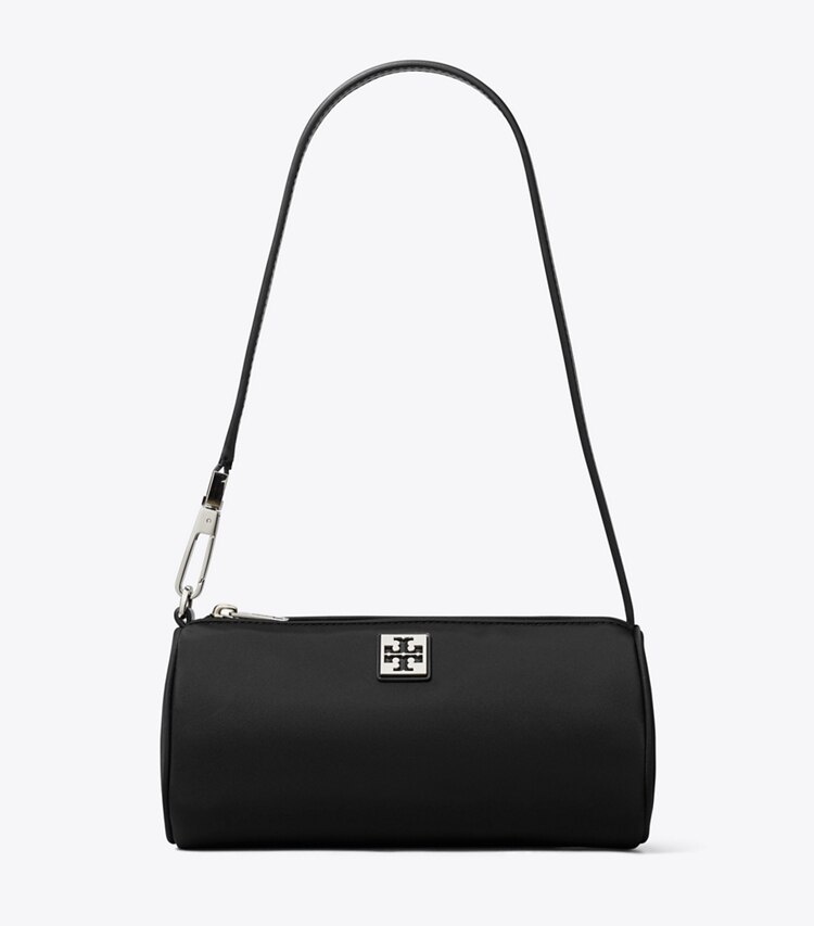 Tory Burch diseñador bolsos de hombro Bolso cilíndrico Virginia en Black frente