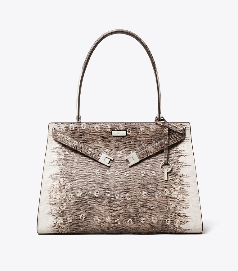 Tory Burch diseñador bolsos tote Bolso Classic con relieve efecto lagarto Lee Radziwill en Multi adicional
