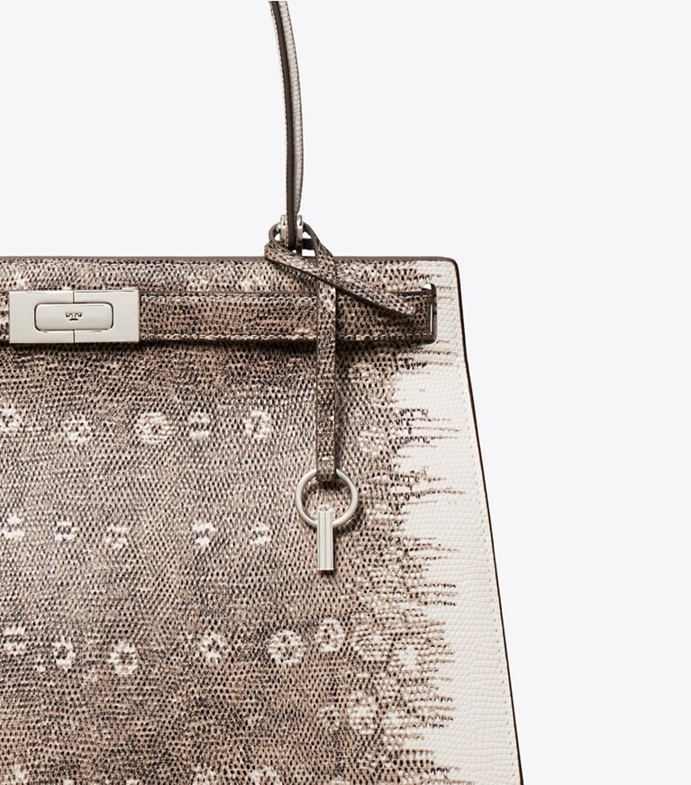 Tory Burch diseñador bolsos tote Bolso Classic con relieve efecto lagarto Lee Radziwill en Multi detalle