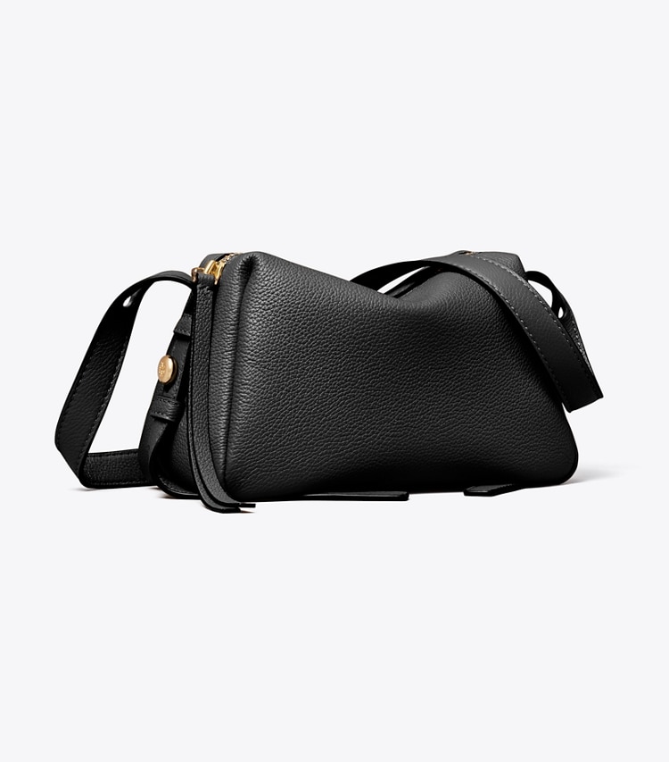 Tory Burch diseñador bolsos bandolera Bolso cruzado Romy Soft en BLACK ángulo