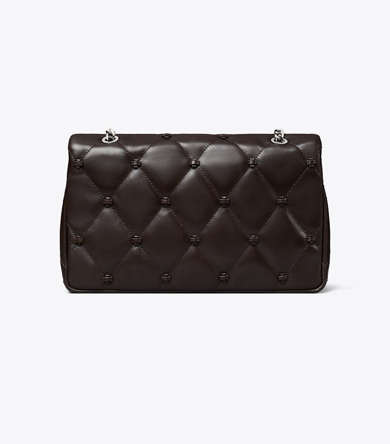 Tory Burch diseñador bolsos de hombro Bolso de hombro Bunny Knot en Cocoa volver