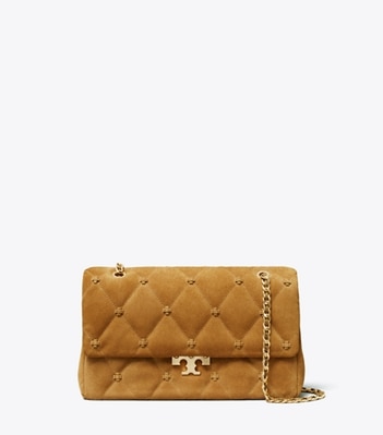 Bolso de hombro Bunny Knot de gamuza