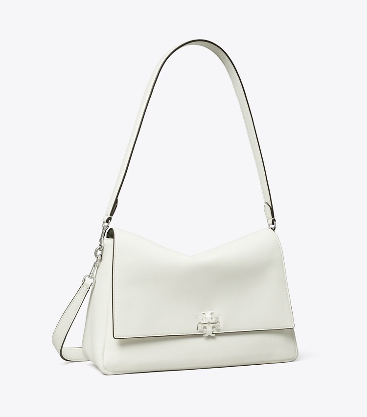 Tory Burch diseñador bolsos de hombro Bolso de hombro Charlie en Bianco ángulo