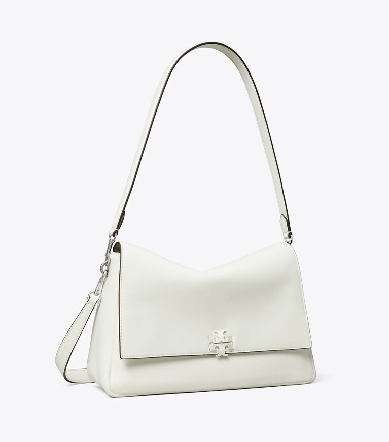 Tory Burch diseñador bolsos de hombro Bolso de hombro Charlie en Bianco ángulo