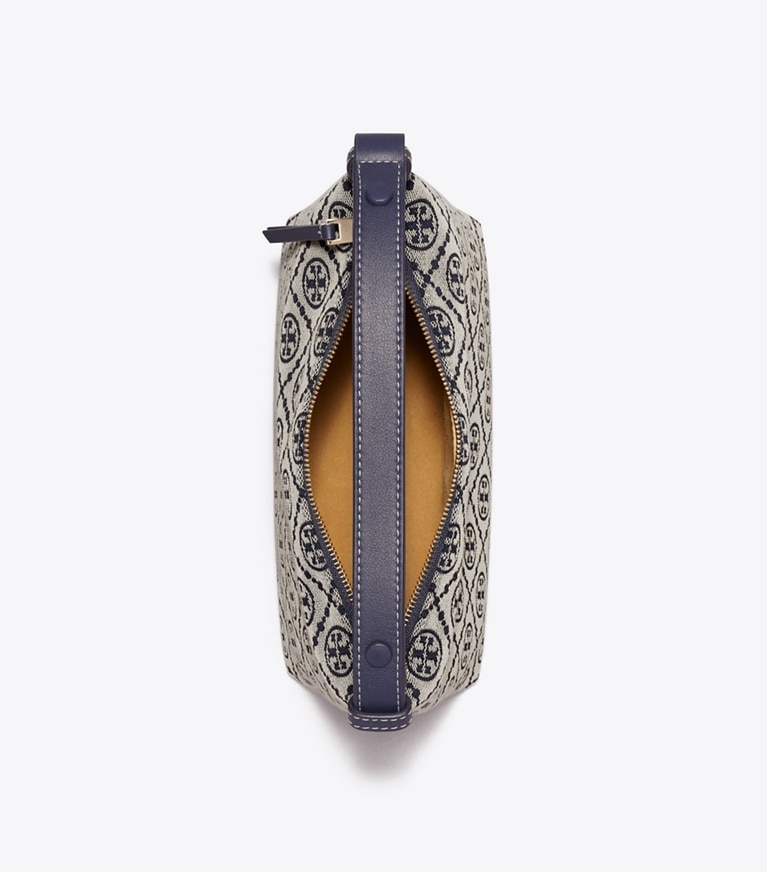 Tory Burch diseñador bolsos de hombro Bolso de hombro con monograma T Mellow en TORY NAVY vista superior