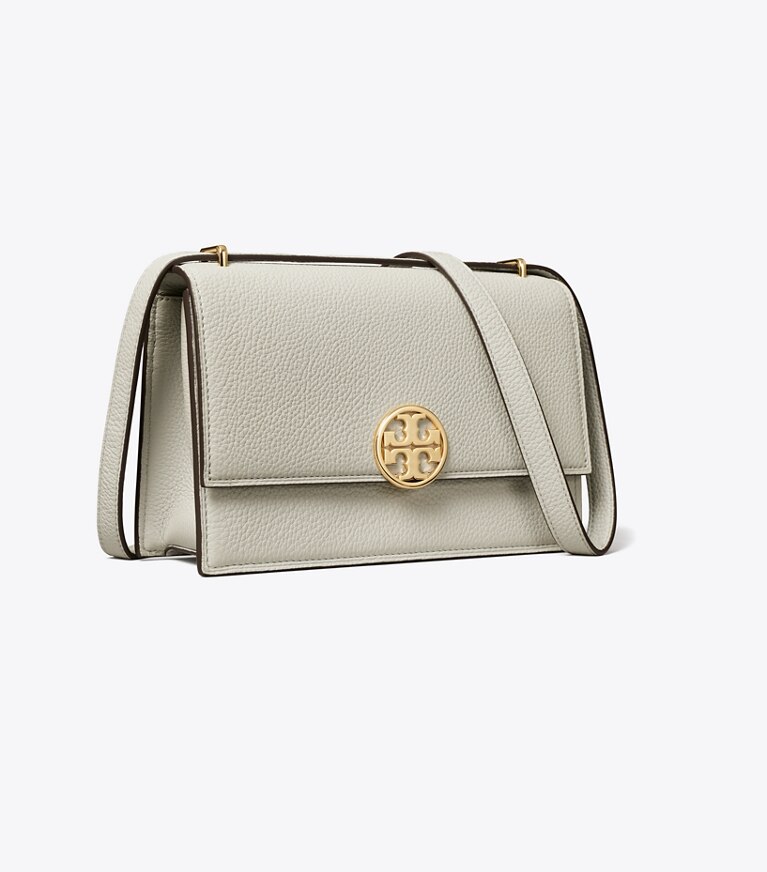 Tory Burch diseñador bolsos de hombro Bolso de hombro de edición limitada en Feather Gray ángulo