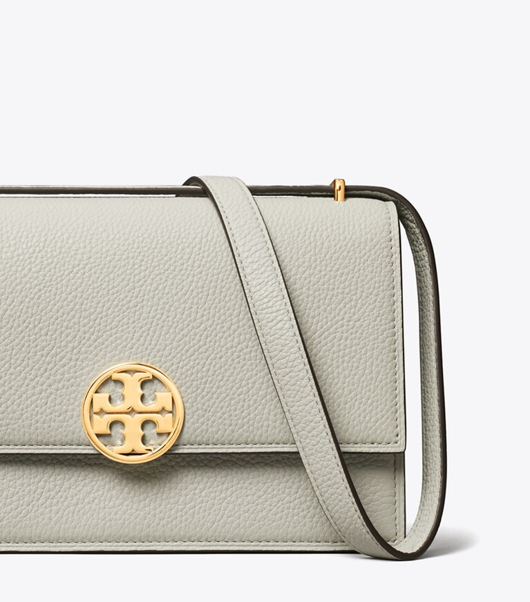Tory Burch diseñador bolsos de hombro Bolso de hombro de edición limitada en Feather Gray detalle