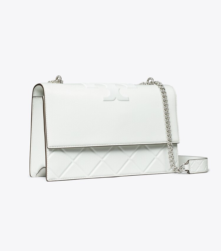 Tory Burch diseñador bolsos de hombro Bolso de hombro Fleming en Blanc ángulo