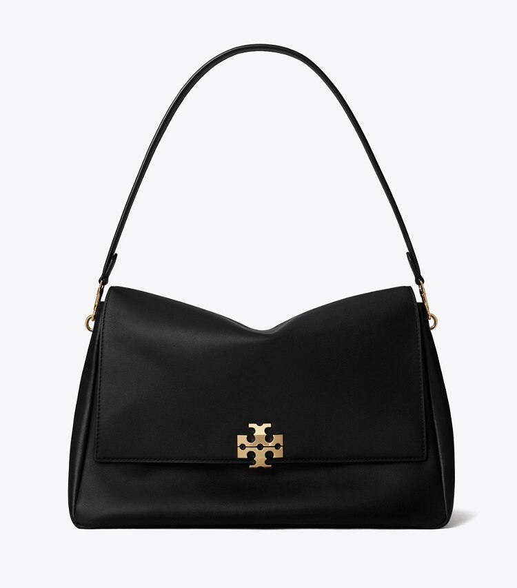 Tory Burch diseñador bolsos de hombro Bolso de hombro grande Charlie en Black frente