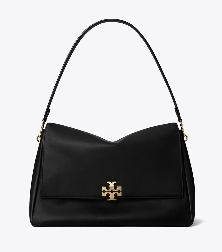 Tory Burch diseñador bolsos de hombro Bolso de hombro grande Charlie en Black frente