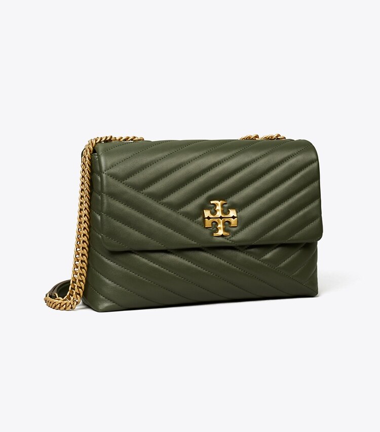 Tory Burch diseñador bolsos de hombro Bolso de hombro Kira Chevron en SYCAMORE ángulo