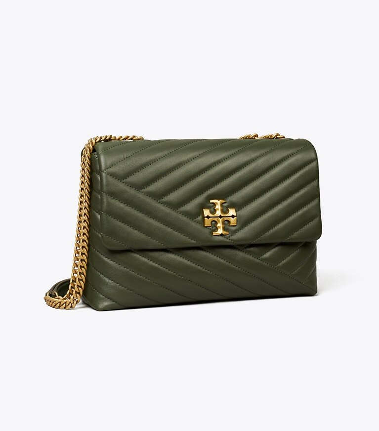 Tory Burch diseñador bolsos de hombro Bolso de hombro Kira Chevron en SYCAMORE ángulo